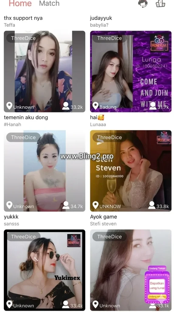 Bling2 Live APK App Screenshot 2 Bling2.pro