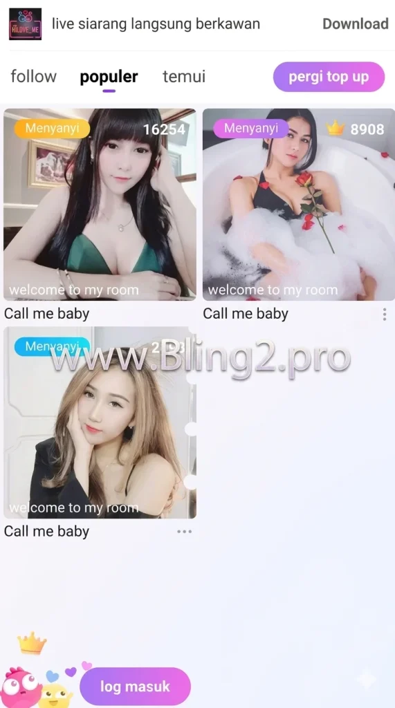 Bling2 Live APK App Screenshot 3 Bling2.pro